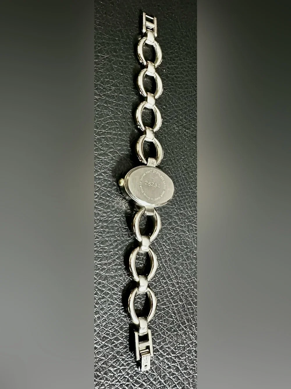 Minicci Silver and Gold-Tone Oval Bracelet Watch